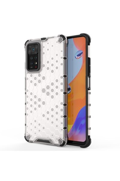 SOHO Кейс Honeycomb Armor, съвместим с Xiaomi Redmi Note 10, прозрачен