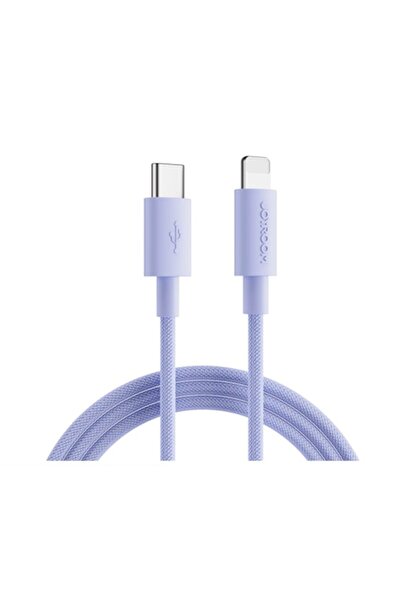 Joyroom USB-C to Lightning Cable, 20W PD, Fast Charge, 2m, Reinforced, Purple