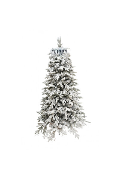 Flippy Brad de Crăciun artificial, Flippy, 1,8 m înălțime, verde, tip zăpadă ...