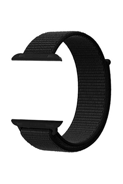 Bibilel Curea din nailon textil tricotată manual pentru Apple Watch 38mm/40mm...