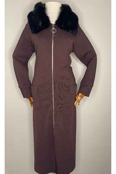 VALİN Fur Collar Knitwear Coat