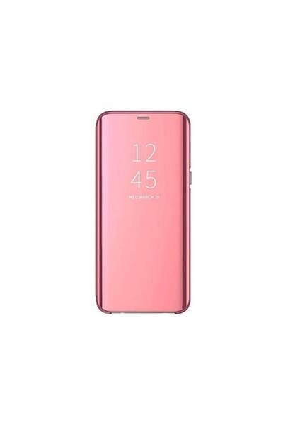 SOHO Husă de protecție Clear View auriu-roșu pentru Samsung Galaxy A31, capac cu clapă