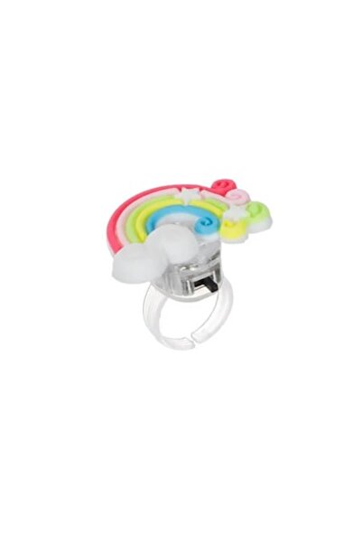 Bibilel Inel luminos pentru copii, curcubeu, mărime reglabilă, multicolor