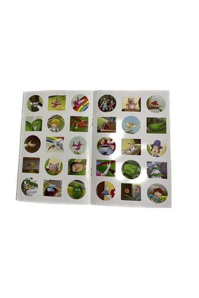 Bibilel Kids Carte pentru copii A5 cu stickere și poveste, Bradul, 10 pagini, Bibilel Kids, multicoloră
