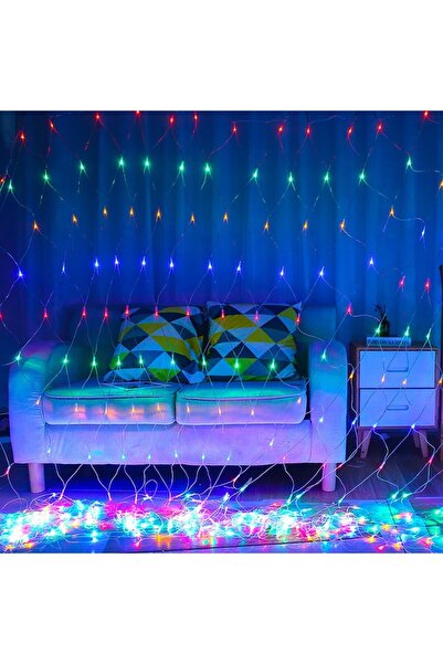 Flippy Christmas Installation, Net Type, 15 m x 2 m, 1200 LEDs, Multicolor, 8 light patterns, Remote-contro
