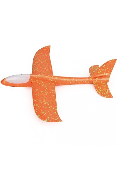 Bibilel Avion planor din polistiren cu lumini semnalizatoare, Portocaliu, BBL...