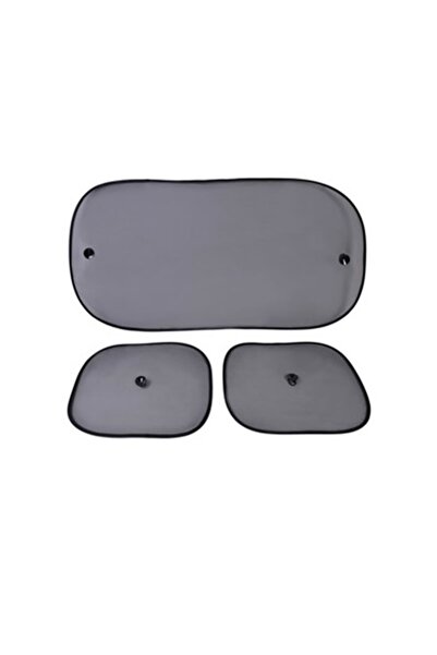 OEM Set 3 parasolare auto cu ventuze pentru geamurile spate și laterale