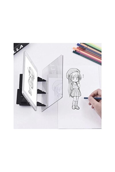 SOHO Holographic projector compatible with smartphone or tablet for drawings or sketches, Black