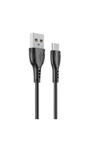 Borofone Cablu de date și încărcare Triumph BX51 USB-A la MicroUSB - Negru