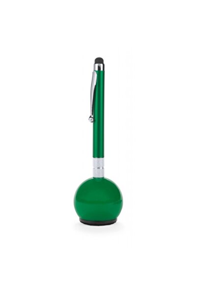 SOHO Stylus compatible with touch screen devices, with pen tip and included holder, Green