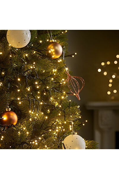 Flippy Instalatie de Craciun liniara Yoto, 10 m, din care 1 m cablu priza 220V, 100 LED, 8 jocuri de lumini