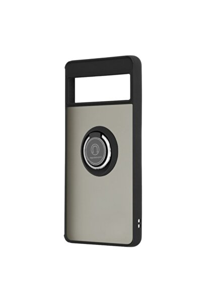 SOHO Husă compatibilă cu Google Pixel 7, cu suport pentru inel magnetic, neagră