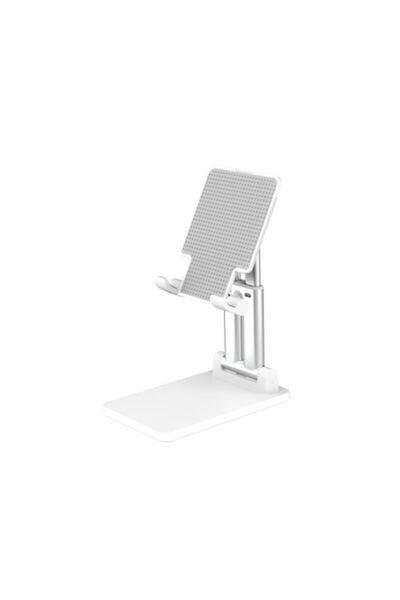 XO Design Foldable XO-C59 Stand for Phone or Tablet up to 12.9 inches, Extendable Arm, Charging Dock, White