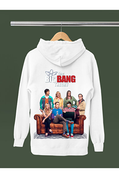 MAGORS The Big Bang Theory Printed Cotton Long Sleeve Ribbed 3 Thread Hooded Sweatshirt