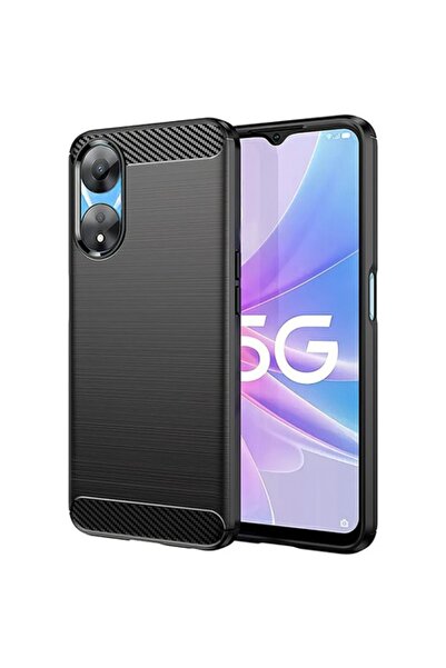 OEM Carcasă Carbon Pro pentru Oppo A78 - Neagră