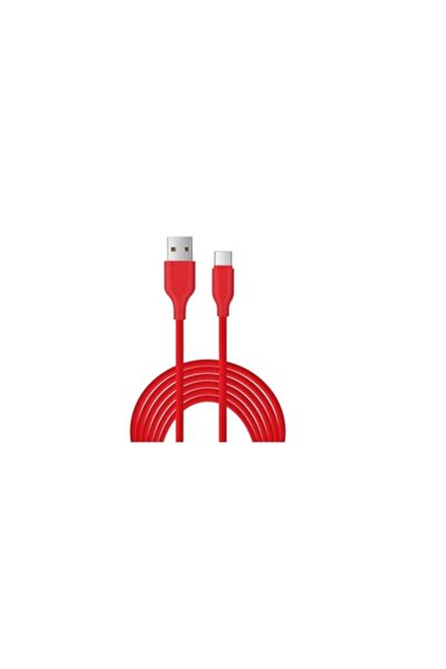 SOHO Type-C Charging Cable, 1M Length, Textile, Red