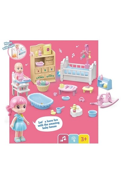 dalip Dollhouse set 'Mother and Child', Dalip, with lights and sound