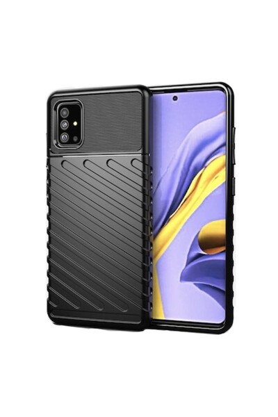 Bibilel Husă de protecție rigidă pentru Samsung Galaxy S20 Plus, neagră