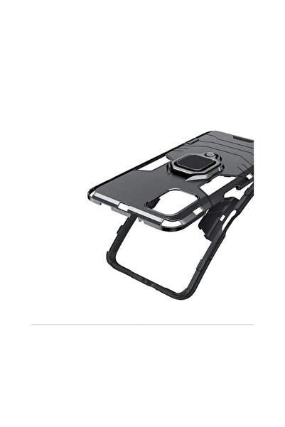 OEM Ring Armor KickStand Shockproof Case for OnePlus 9 Pro, Black
