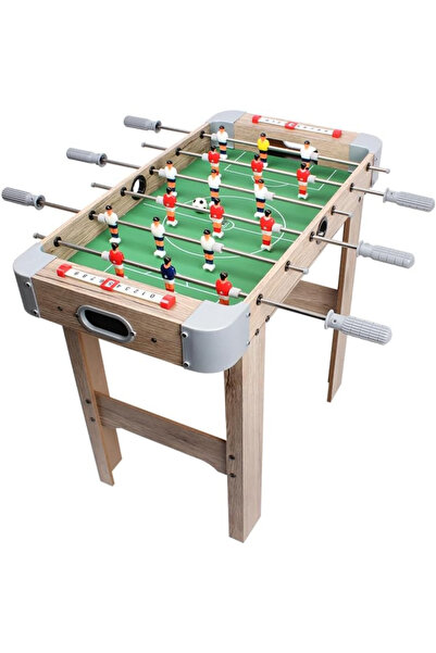 Flippy Masă de fotbal pentru 18 jucători cu teren, 6 mânere, cu tabelă de sco...