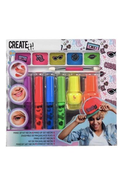 Bibilel Kids Σετ 12 τεμαχίων για παιδικό μακιγιάζ, Πολύχρωμο, MON-BBL6631