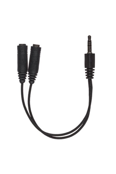 Bibilel Αντάπτορας διαχωριστή στερεοφωνικού ήχου Jack 3,5 mm 3 ακροδεκτών, 2 ...