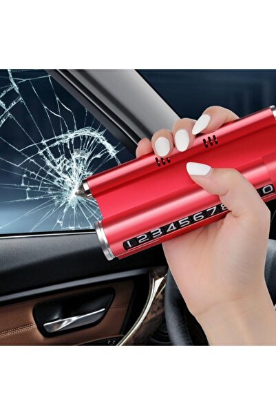 Flippy Parking Phone Number Holder with Fragrance - Red