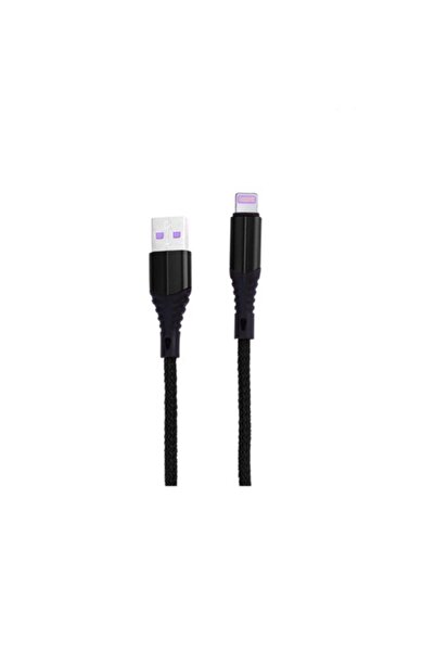 Bibilel USB Charging Cable to Lightning 8 Pin for iPhone, reinforced, 1m, Black