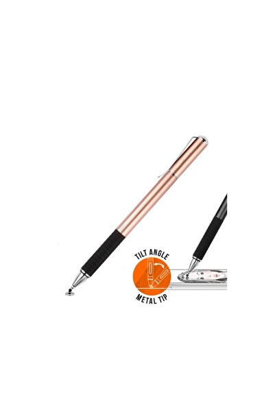 OEM Stylus Pen with Two Tips for Tablet, Phone or Laptop Touchscreen — Pink