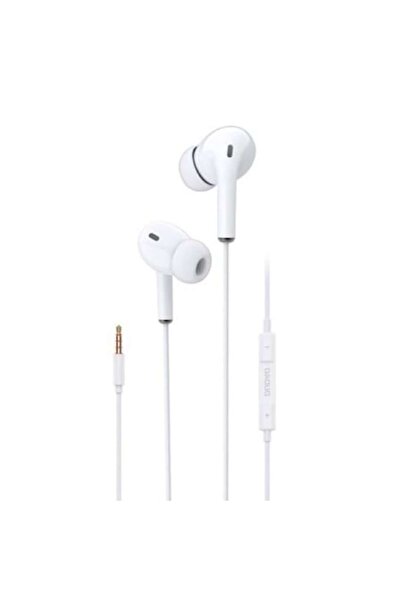 SOHO In-ear headphones with volume control and microphone, 3.5 mm jack connector, white