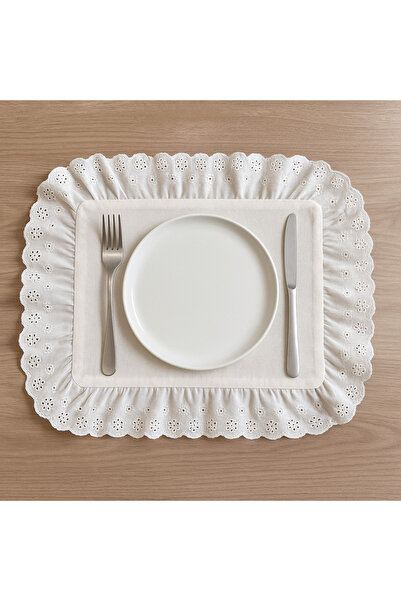 Belomia Home Collection Ленена гарнитура за сервиране, американски стил, прав...