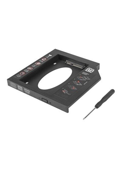 Bibilel Adaptor HDD, SSD 2.5'' SATA III, replacement for CD/DVD unit 9.5 mm