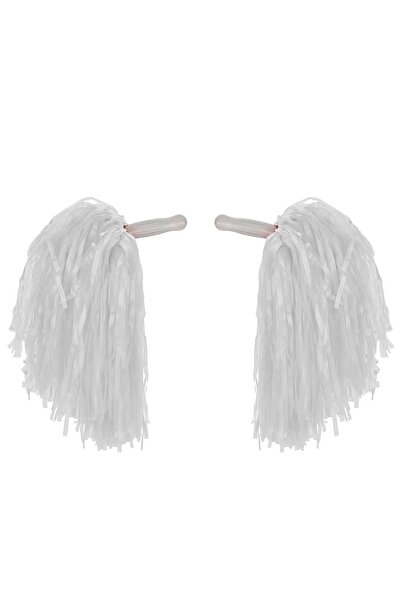 PASTAHÜMA 1 Çift Beyaz Pon Pon 23 Nisan Kutlama Ponponu (Kağıt)