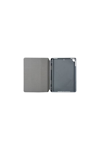 SOHO Leather Case with Pen Compartment for iPad 2017/2018, 9.7 inch, Gray