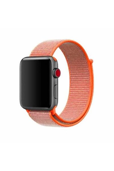 SOHO Curea Apple Watch, Compatibilă 42 mm, Curea Sport, Textilă, Portocaliu