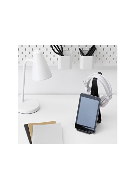 OEM Multifunctional metal stand for phone, tablet and headphones - Black