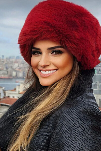 Neşeli Butik Women's Faux Russian Slavic Kalpak Hat Nbaks004