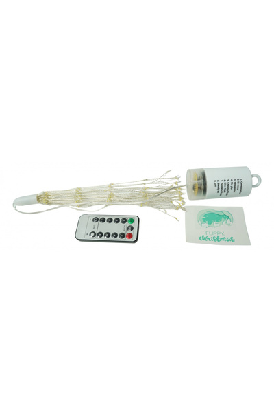 Flippy Instalatie Craciun, Flippy, 200 LED-uri, Telecomanda 8 functii, Incarc...