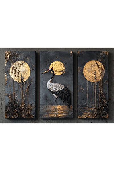 KOLDEMİR 3'lü Set Ev Dekorasyon Kanvas Tablo