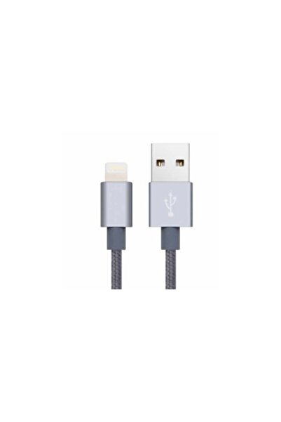 SOHO Charging Cable for iPhone, iPod, iPad, textile, Grey
