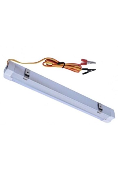 SOHO LED neon cu cleme pentru conectare la sursa de alimentare auto, 12V-24W, alb