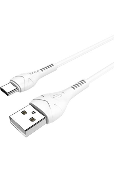 Hoco USB към USB Type-C кабел за данни и зареждане X37, 1 м, бял