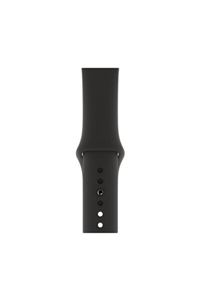 Bibilel Curea din silicon pentru Apple Watch, 42/44 mm, gri închis