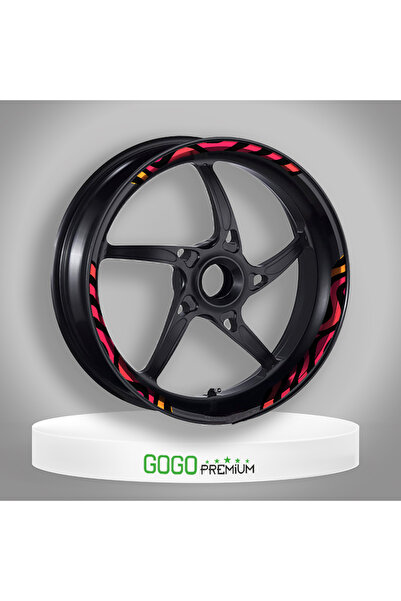 gogo premium HONDA PCX 2014 - 2025 UYUMLU SARI PEMBE ZEBRA DESEN BÜYÜK 1 SET ...