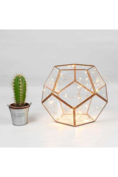 Flippy Battery-Powered Linear Christmas Lights, 2 Light Modes, Copper Wire 10 m, 100 LEDs, Warm White