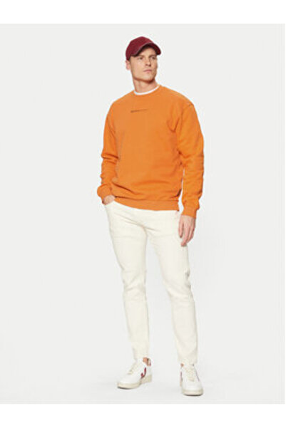 Tom Tailor Denim Ανδρικό Φούτερ 1038751 Πορτοκαλί