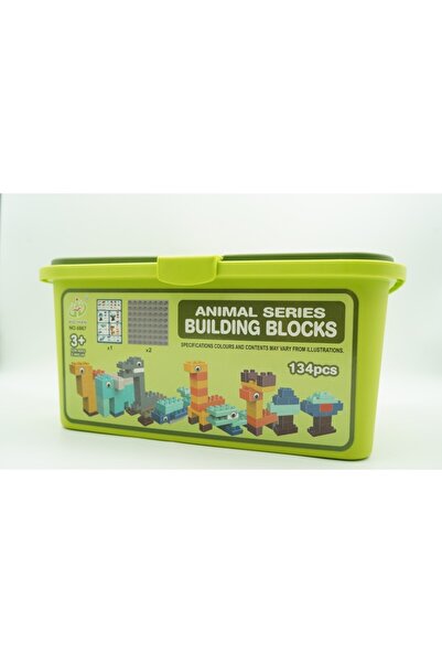 Flippy Construction pieces set for kids, Flippy, Animal series, 134 pieces, Multicolor