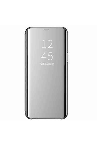 Smart Θήκη Clear View για Huawei P40 Lite - Ασημί