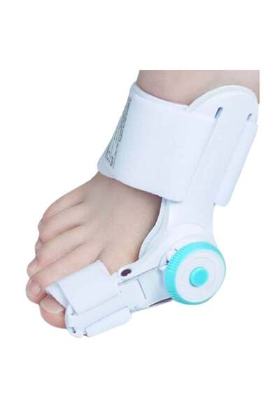 StartONTeam Corector de ortopedie pentru zi și noapte cu atelă reglabilă, universal, alb