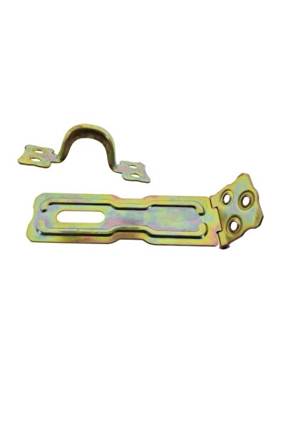 Bibilel Încuietoare cu inel de fixare pentru lacăt, 90x27mm, metal zincat, TCL-BBL7638
